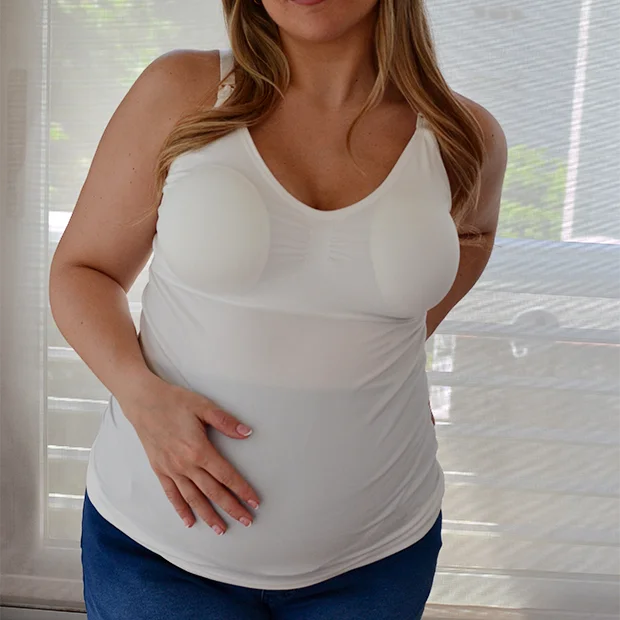 CAMISETA PARA AMAMANTAR SIN COSTURA CON GANCHO DESMONTABLEN BRETEL
