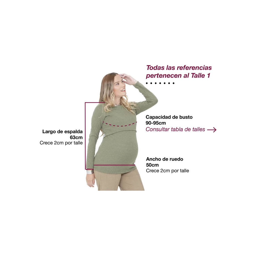 REMERA MORLEY BICOLOR CON CUELLO BOTE Y SISTEMA DE AMAMANTAR CON SUPERPOSICION DELANTERA