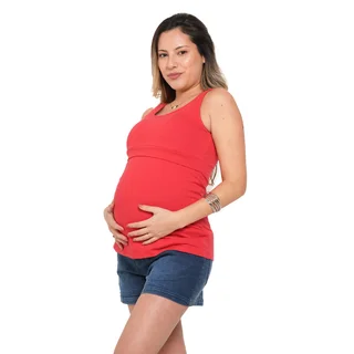 MUSCULOSA ALGODON ELASTIZADO CON SISTEMA PARA AMAMANTAR - Vista 4