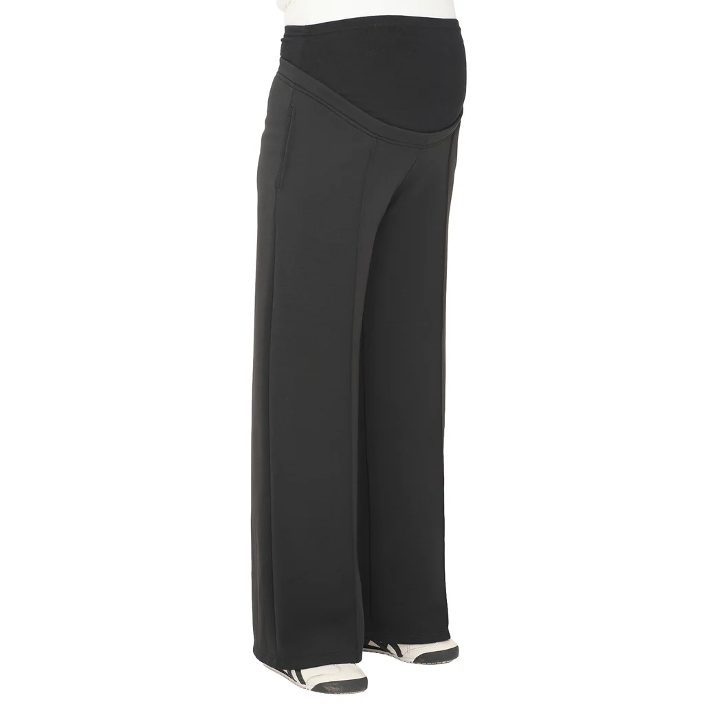 PANTALON JOGGINS CON PESPUNTE DELANTERO Y FAJA DE ALGODON ELASTIZADA. TELA SKUBA YOGA