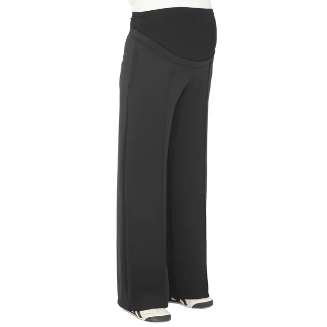 PANTALON JOGGINS CON PESPUNTE DELANTERO Y FAJA DE ALGODON ELASTIZADA. TELA SKUBA YOGA