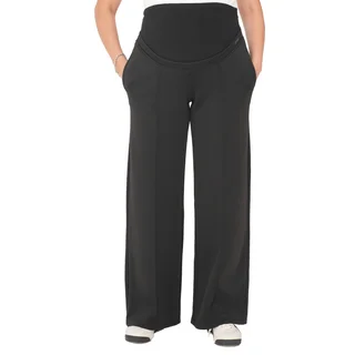 PANTALON JOGGINS CON PESPUNTE DELANTERO Y FAJA DE ALGODON ELASTIZADA. TELA SKUBA YOGA - Vista 1