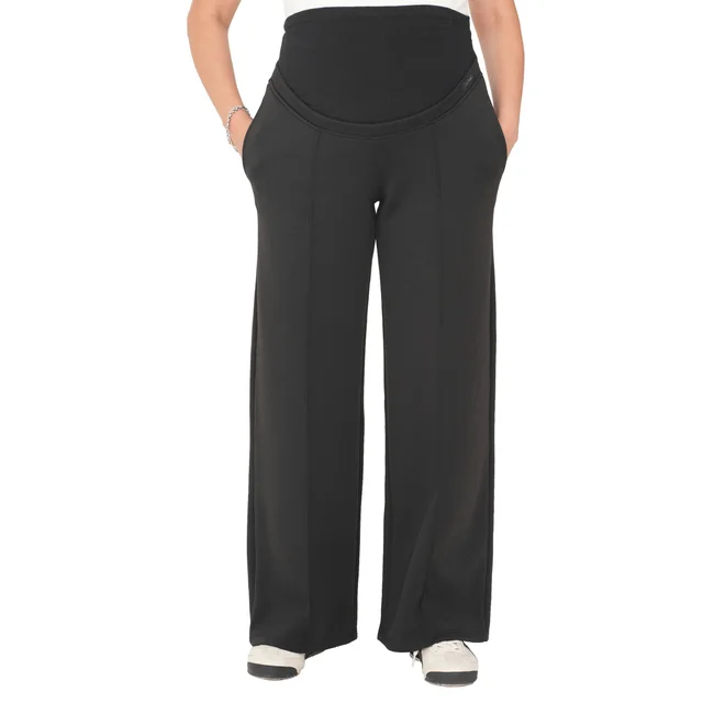PANTALON JOGGINS CON PESPUNTE DELANTERO Y FAJA DE ALGODON ELASTIZADA. TELA SKUBA YOGA
