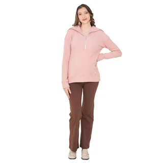 SWEATER LANILLA MORLEY CON CIERRE METALIZADO AMPLIO PARA AMAMANTAR - Vista 2