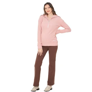 SWEATER LANILLA MORLEY CON CIERRE METALIZADO AMPLIO PARA AMAMANTAR - Vista 1