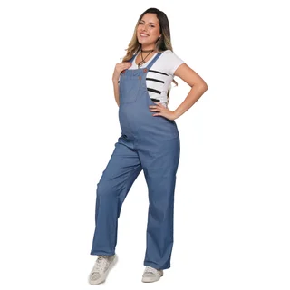 MONO BENGALINA SIMIL JEAN ELASTIZADA CON BOTA ANCHA - Vista 1