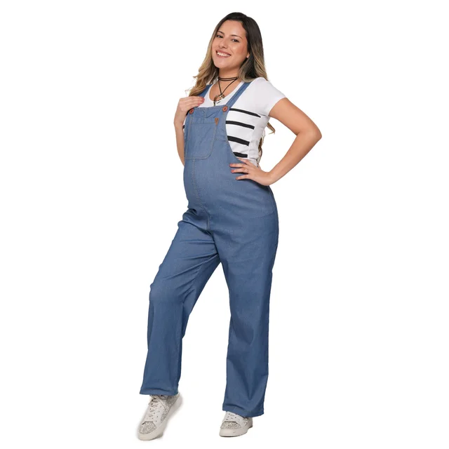 MONO BENGALINA SIMIL JEAN ELASTIZADA CON BOTA ANCHA