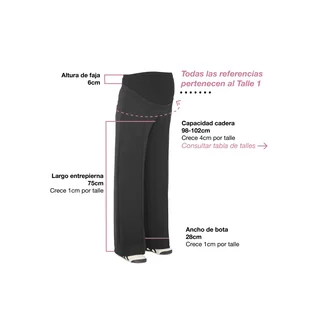 PANTALON JOGGINS CON PESPUNTE DELANTERO Y FAJA DE ALGODON ELASTIZADA. TELA SKUBA YOGA - Vista 5
