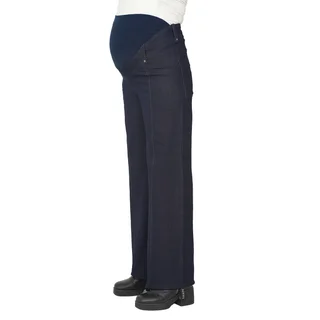 JEAN RECTO BLUE CON PESPUNTE DELANTERO Y FAJA DE ALGODON ELASTIZADA SOLO EN PANZA - Vista 2