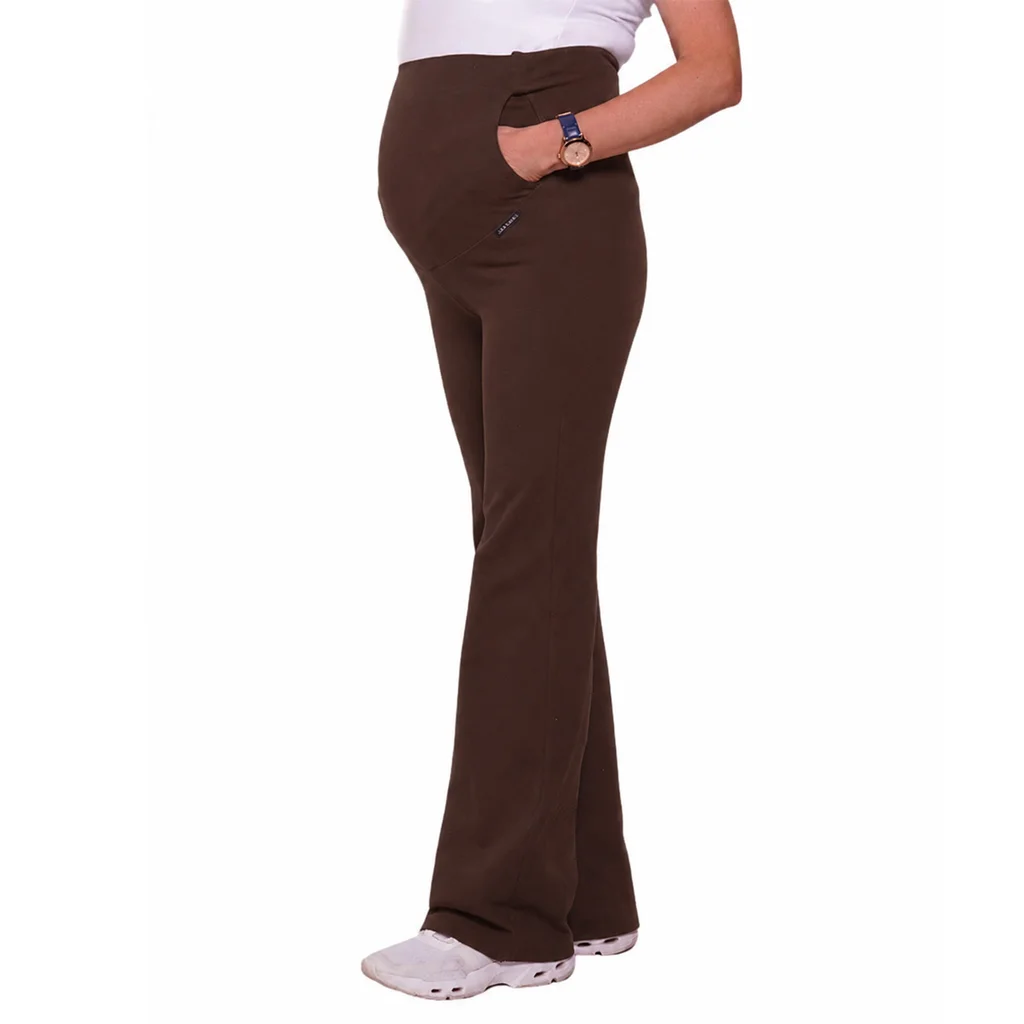 CALZA ALGODON ELASTIZADO CON BOLSILLO EN FAJA DELANTERA