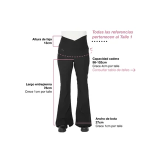 PANTALON OXFORD BENGALINA FAJA ALTA CRUZADA POR DELANTE - Vista 5