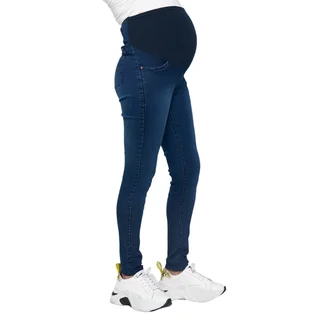 JEAN SUPER ELASTIZADO CON FAJA DE ALGODON DELANTERA ALTA Y ESPALDA EN V TERMIANDA EN JEAN - Vista 1