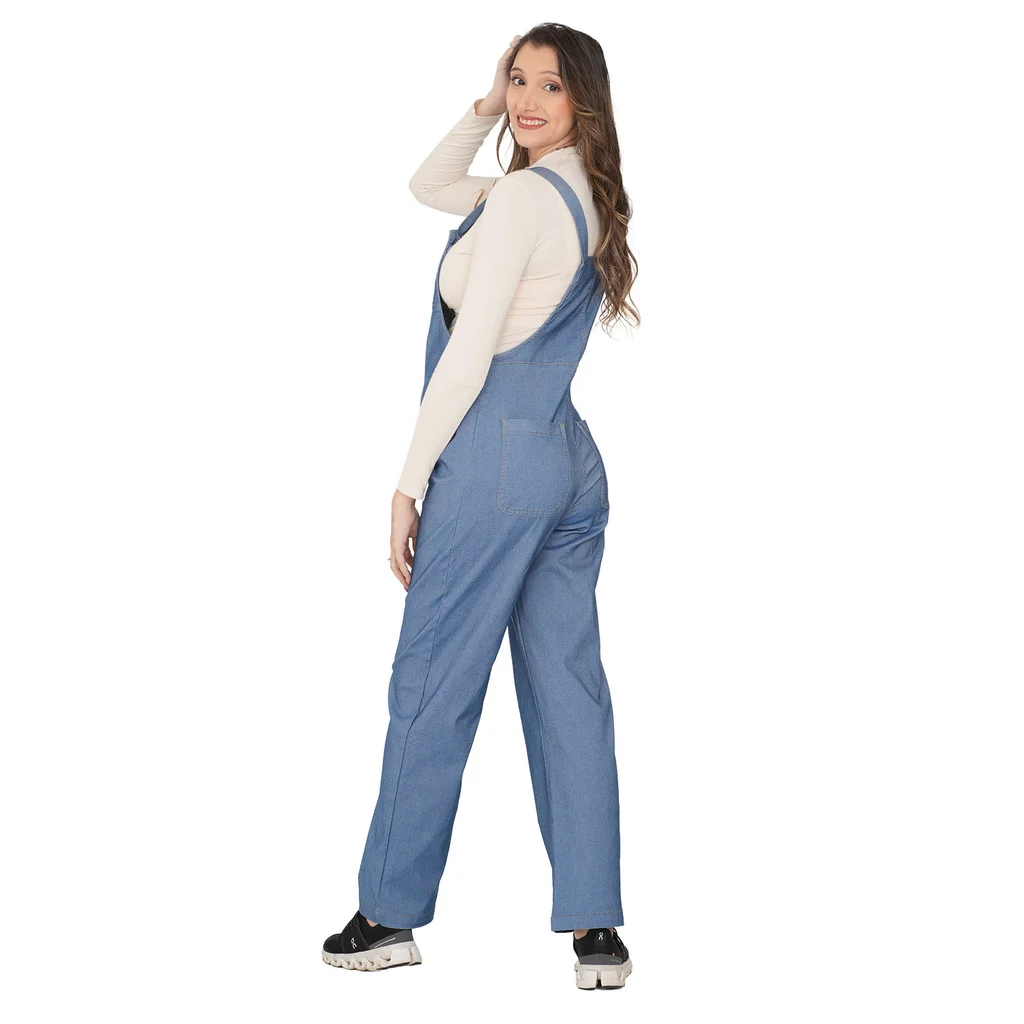 MONO BENGALINA SIMIL JEAN ELASTIZADA CON BOTA ANCHA