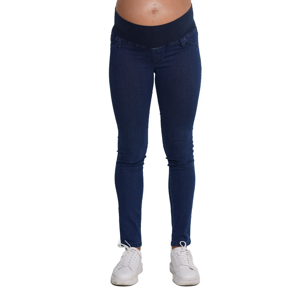 JEAN CLASICO ELASTIZADO SEMI CHUIN CON FAJA DE ALGODON EN TODA LA CINTURA