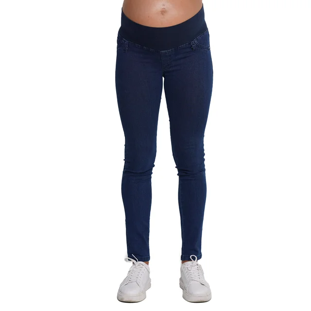 JEAN CLASICO ELASTIZADO SEMI CHUIN CON FAJA DE ALGODON EN TODA LA CINTURA