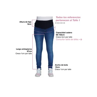 PANTALON JEAN SUPER ELASTIZADO - Vista 5