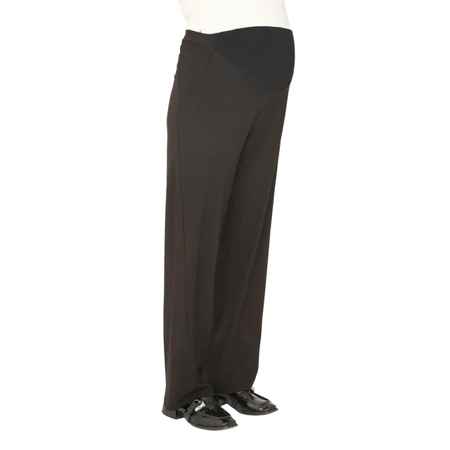 PANTALON BENGALINA RECTO CON FAJA DE ALGODON ELASTIZADA DELANTERA