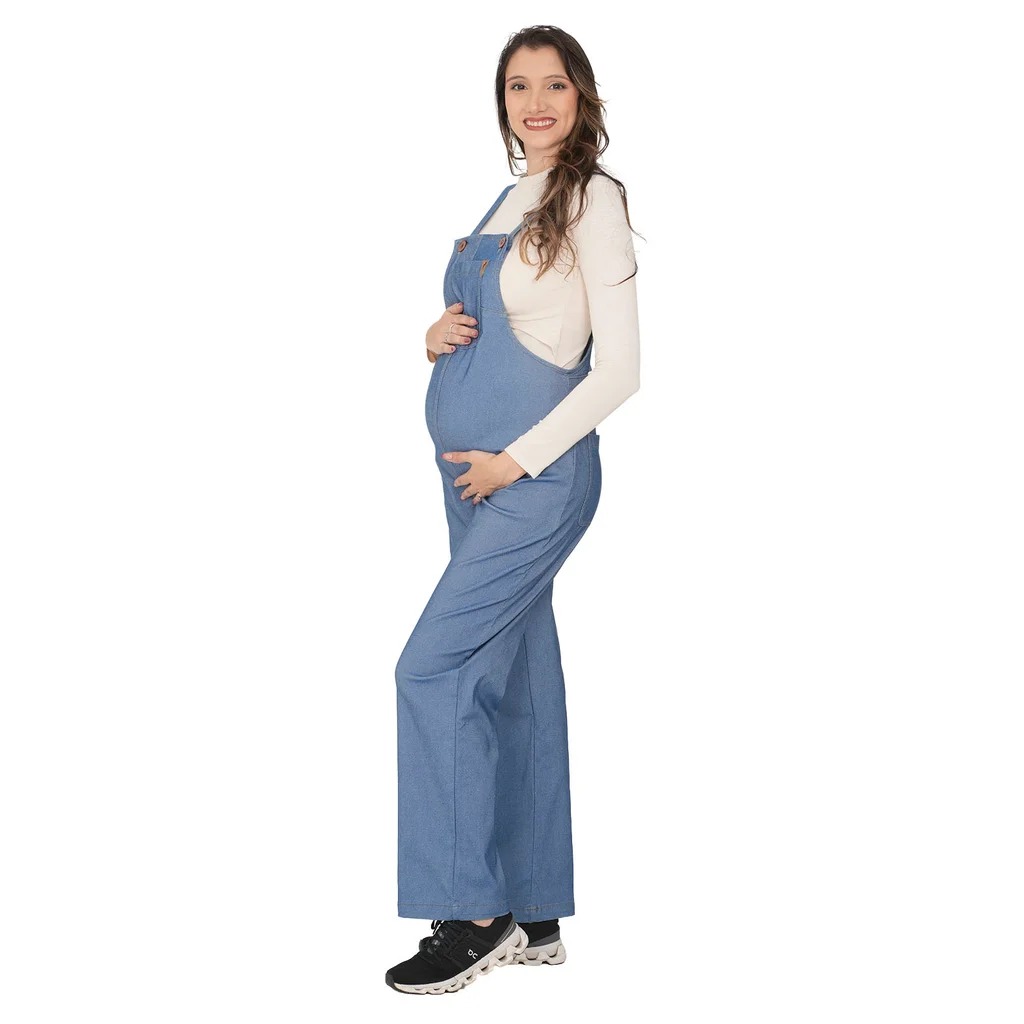 MONO BENGALINA SIMIL JEAN ELASTIZADA CON BOTA ANCHA