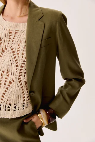 Blazer Olivo - Vista 4