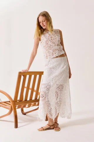 Pollera Lavanda - Vista 2