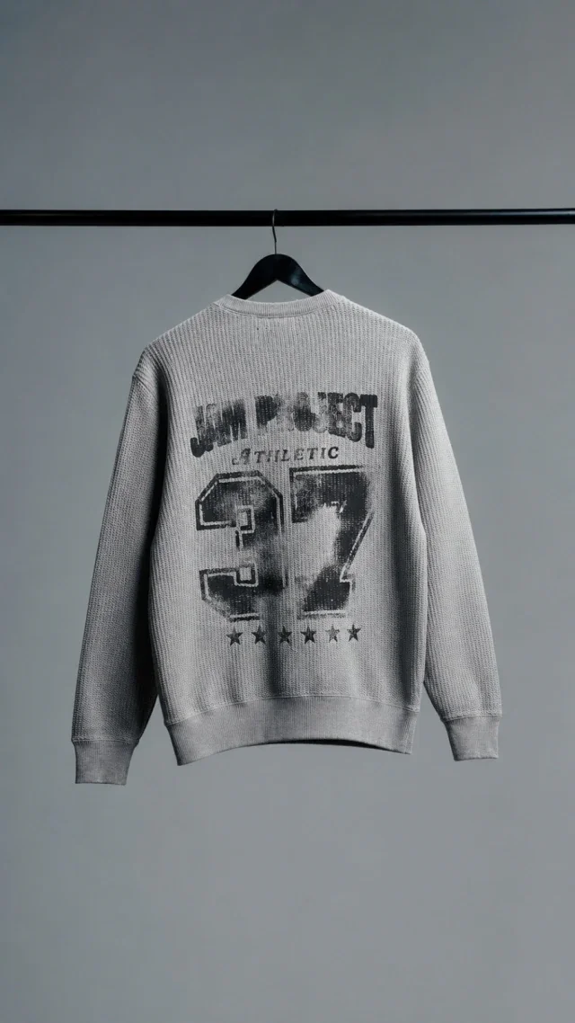 60807 - SWEATER TRAMADO CON ESTAMPA