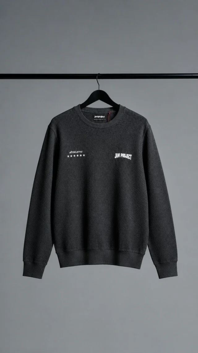 60807 - SWEATER TRAMADO CON ESTAMPA