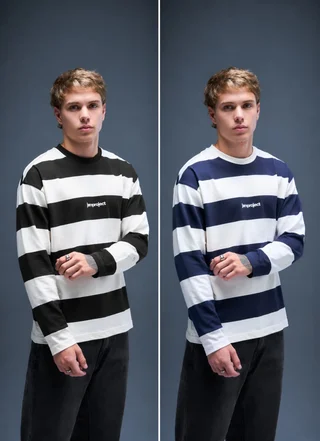 60200 - REMERA RAYADA M/L - Vista 2