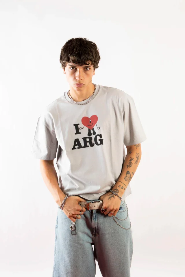 60476 - REMERA 16/1 EST I LOVE ARG