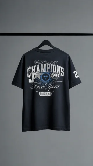 60496 - REMERA MUNDIAL 2022 CHAMPIONS - Vista 4