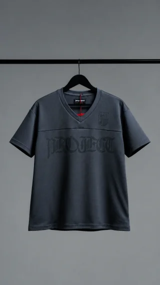 60465 - REMERA ESCOTE V BOXY  16/1 ESTAMPADA - Vista 4