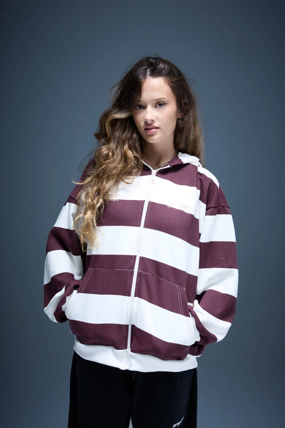 60962 - CAMPERA RUSTICO RAYADO