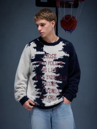 60804 - SWEATER CON LETRA BORDO - Vista 6