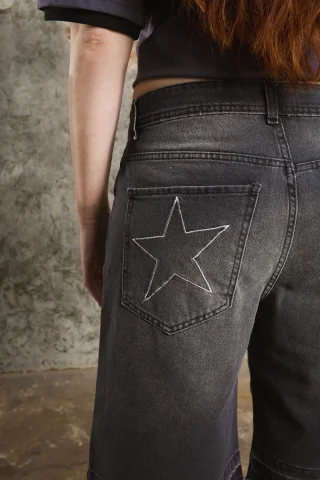 60709 - BERMUDA JEAN BLACK - Vista 2