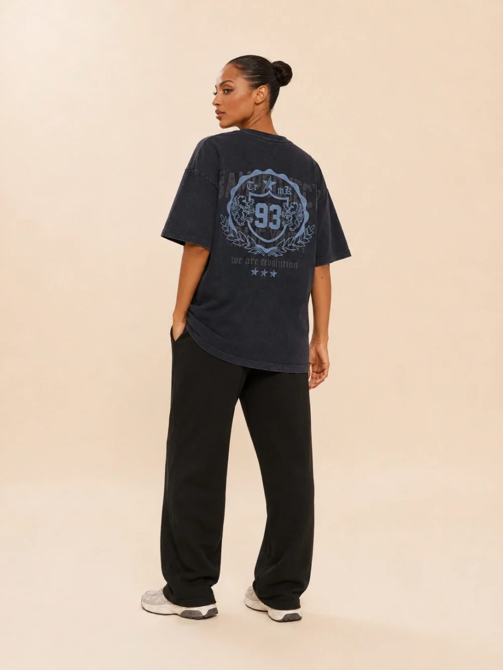 60464 - REMERA ESTAMPADA LAVADA