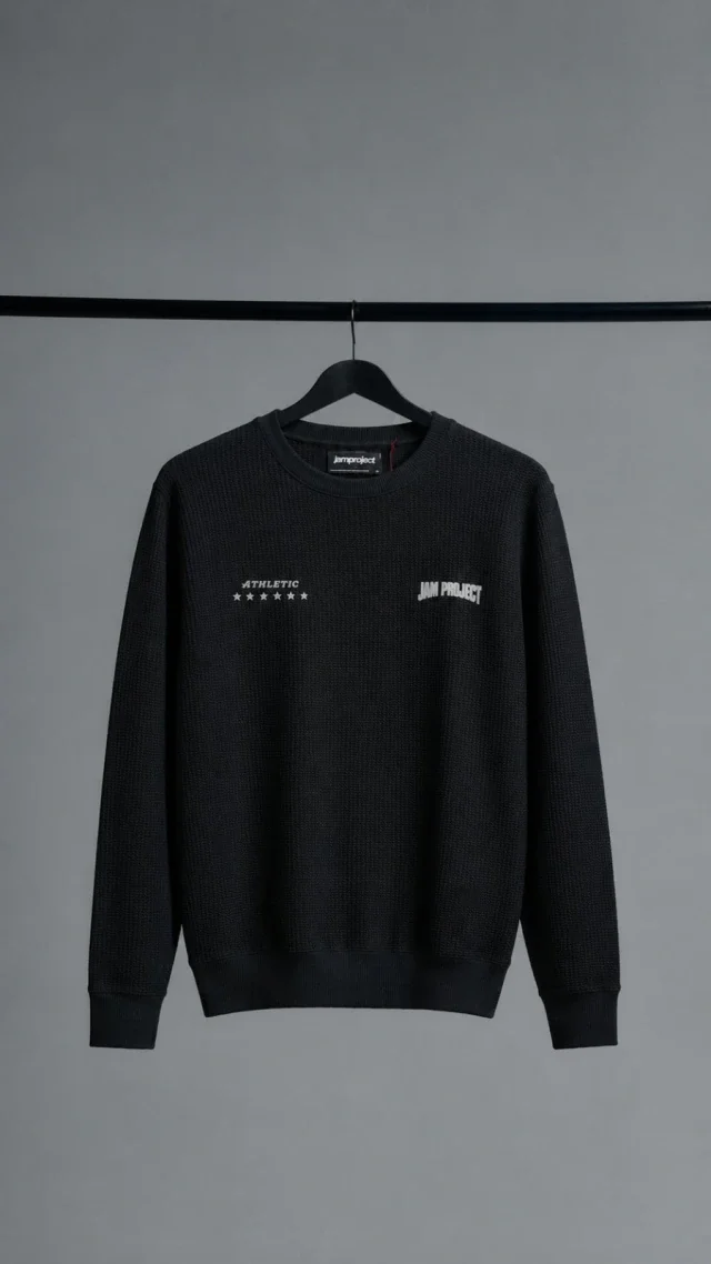 60807 - SWEATER TRAMADO CON ESTAMPA