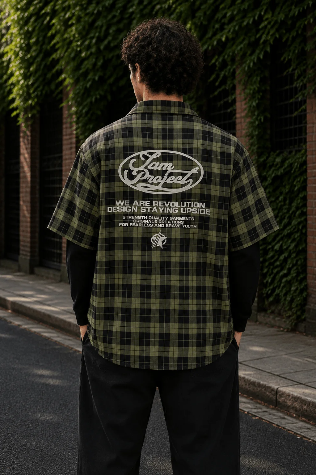 60602 - CAMISA MNG CORTA CON MNGA SUPERPUESTA