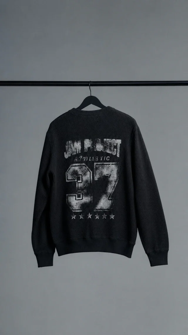 60807 - SWEATER TRAMADO CON ESTAMPA