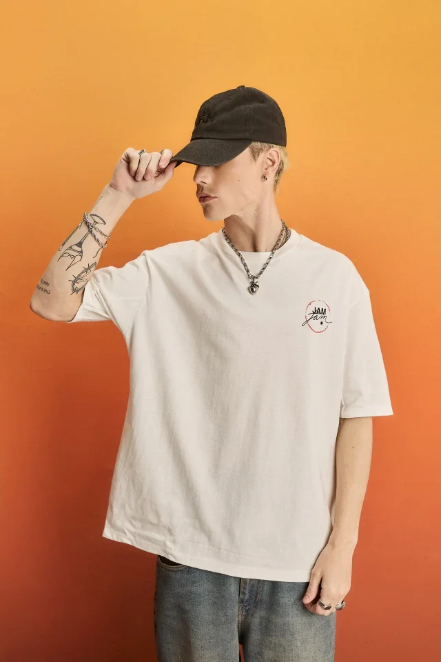 60405 - REMERA ESTAMPADA DOBLE 16/1 ESM.