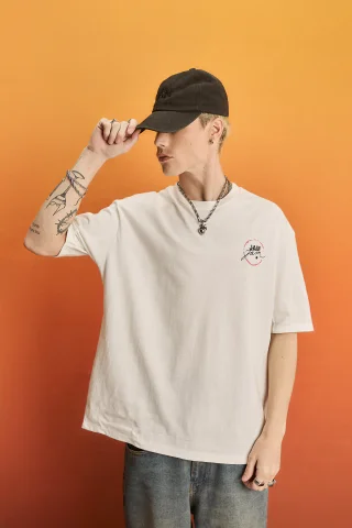 60405 - REMERA ESTAMPADA DOBLE 16/1 ESM. - Vista 5