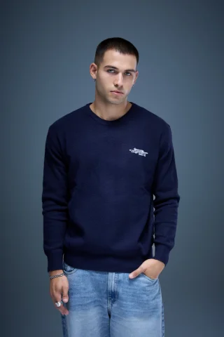 60808 - SWETER TRAMADO DOBLE EST. - Vista 3
