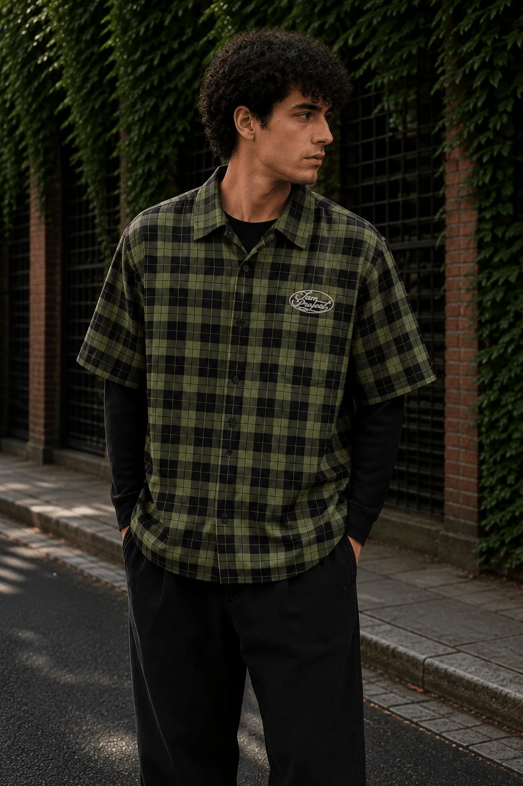 60602 - CAMISA MNG CORTA CON MNGA SUPERPUESTA