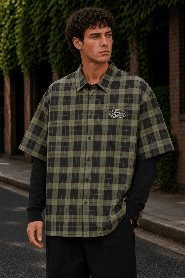 60602 - CAMISA MNG CORTA CON MNGA SUPERPUESTA