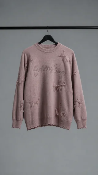 60812 - SWEATER BORDADO CON ROTURA - Vista 1