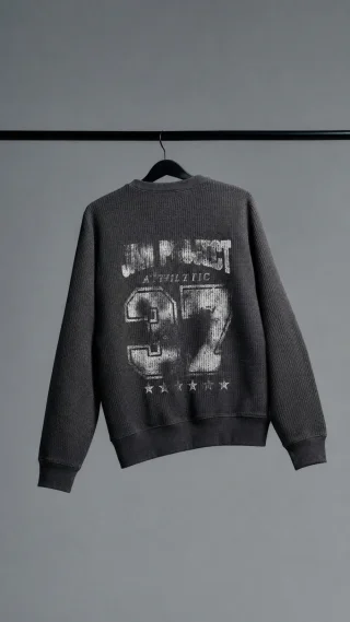 60807 - SWEATER TRAMADO CON ESTAMPA - Vista 6