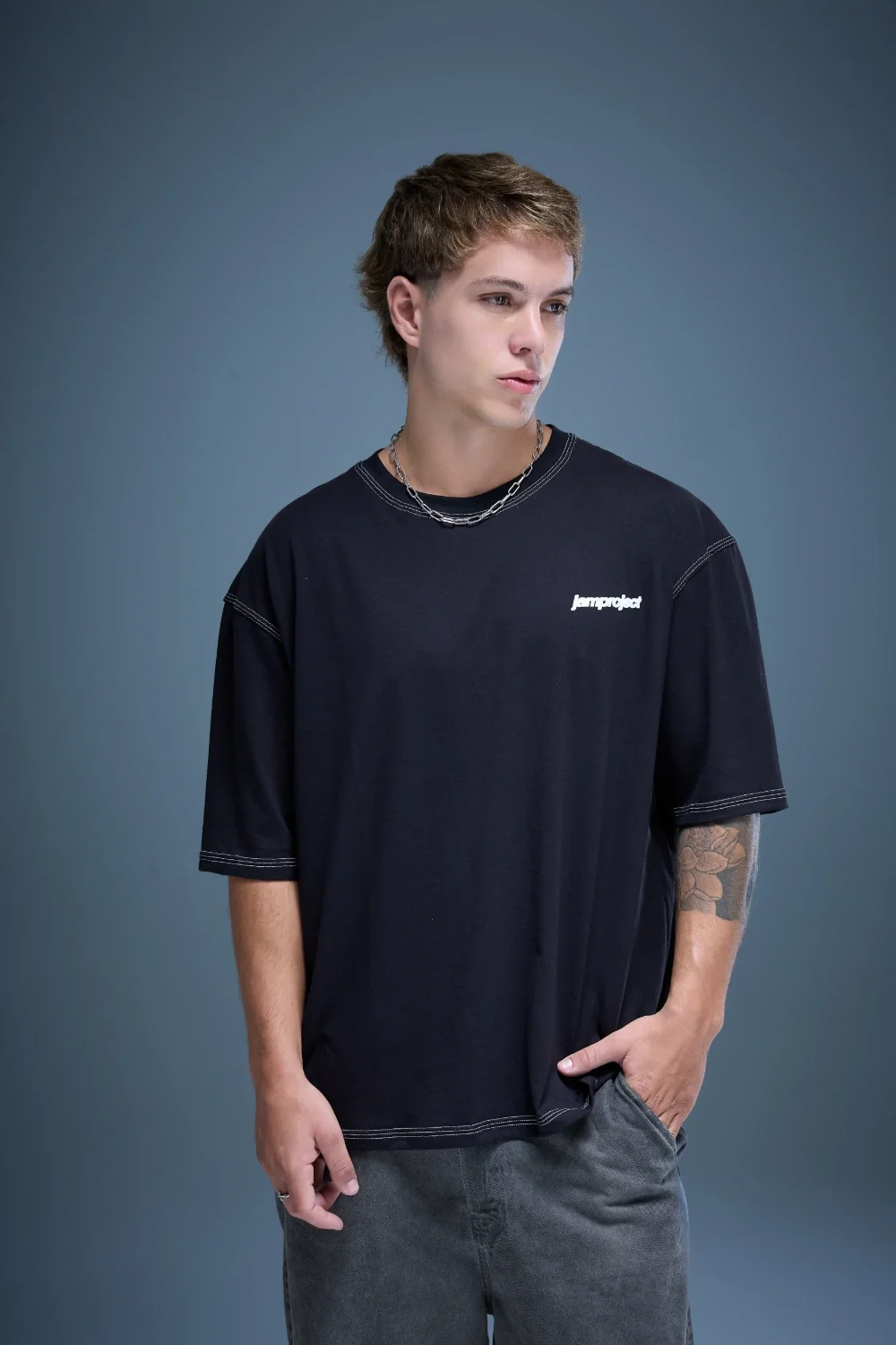 60447 - REMERA 24/1 OVER LOGO JAM