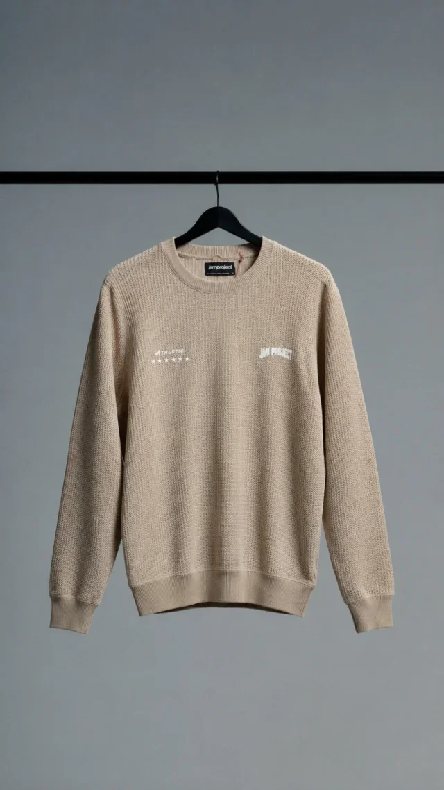 60807 - SWEATER TRAMADO CON ESTAMPA