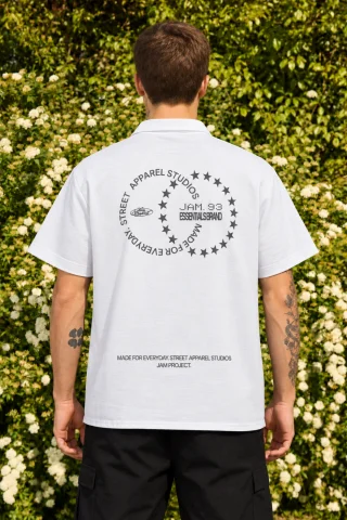 60607 - CAMISA ESTAMPADA MNG CORTA - Vista 3