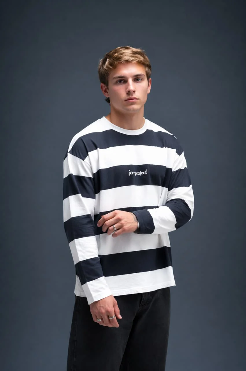 60200 - REMERA RAYADA M/L