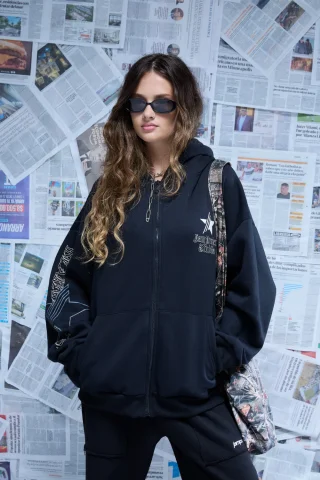 60967 - CAMPERA BOXY FRISA ESTAMPADA - Vista 3
