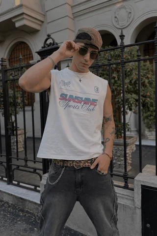 60330 - REMERA SIN MANGAS ESTAMPADA - Vista 1
